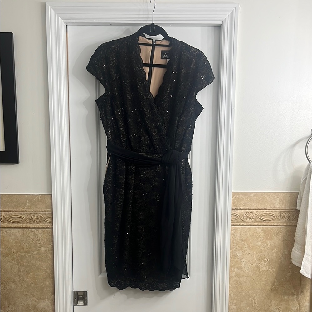 Alex Evenings lace & sequin dress